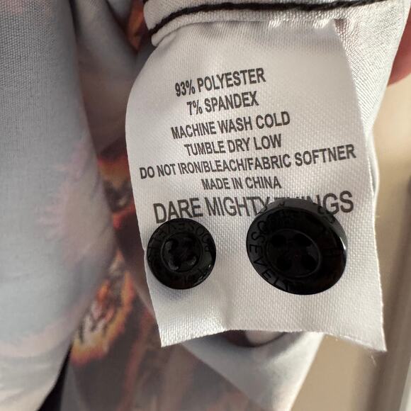 RSVLTS Star Wars A Real Mandalorian Hero Button Down Short Sleeve Shirt 2XL - Picture 4 of 5